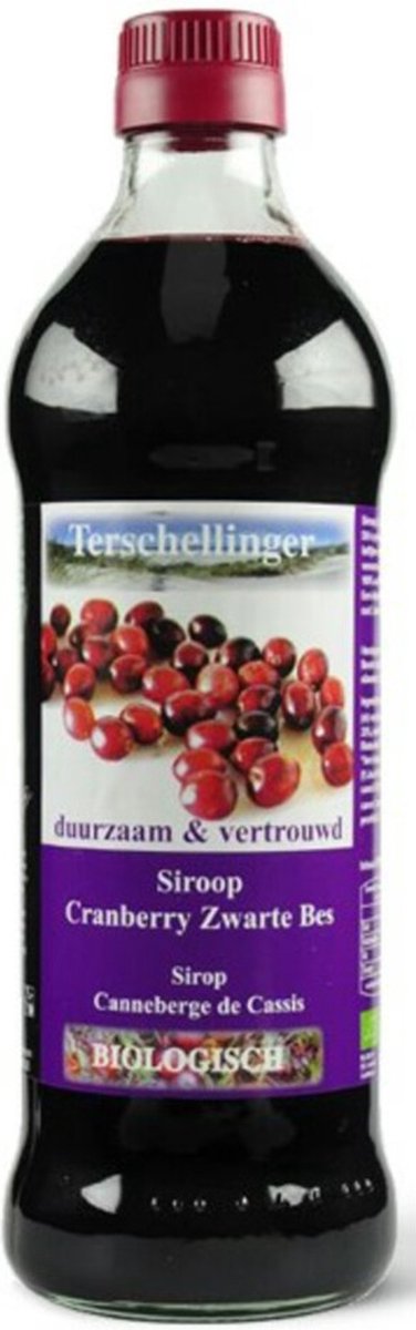 6x Terschellinger Cranberries Zwarte Bes 500 ml