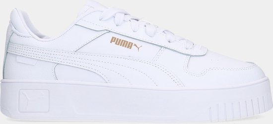 Puma Carina Street White/Gold dames sneakers
