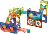 Igoods Magnetische Blokken Ballenbaan - 40 Stuks - Arcadebaan - Bouwen - Knikkerbaan - Educatie
