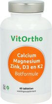 VitOrtho Calcium Magnesium Zink, D3 en K2 - 60 tabletten