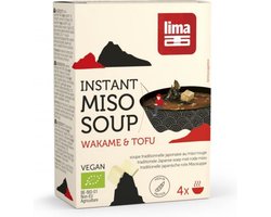 Lima Instant Miso Soup Wakame & Tofu 40GR