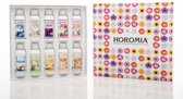 Horomia Geschenkset - Wasparfum Proefpakket - Horobox Fiori - 10x 50ml wasparfum