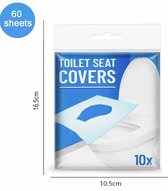 RV Toiletbril hoes wegwerp - 60st - Toiletbril cover - Hygiënische WC bescherming