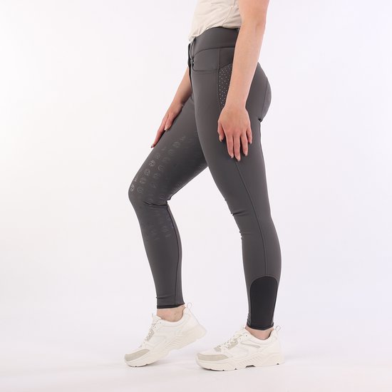 Quur Paardrijbroek Quur Qfallyn Full Grip Grijs - 40