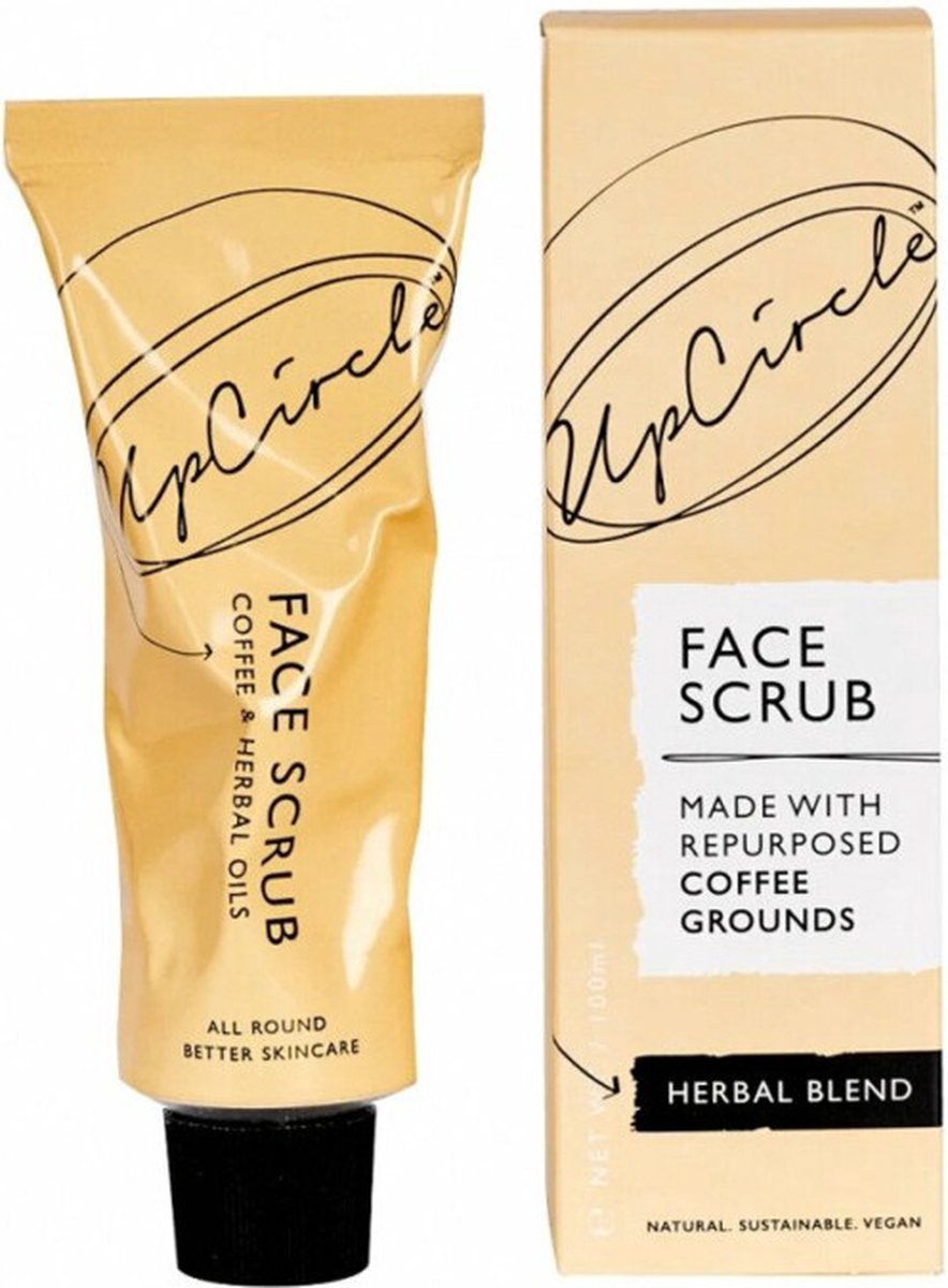Up Circle Face coffee Scrub Herbal Blend