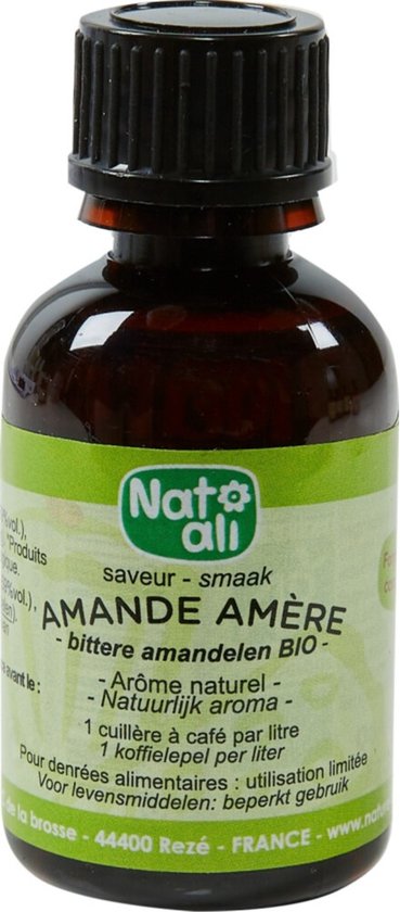 Nat Ali Natuurlijk Aroma Bittere Amandel 30 ml