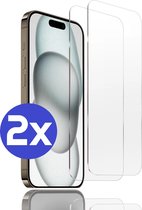 Premium Screenprotector Geschikt Voor iPhone 15 - Gehard Glas - 2 Stuks