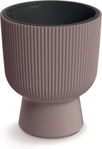 Prosperplast Milly design - Pot de fleurs - résistant à la chaleur et aux UV - Marsala ⌀ 390 mm