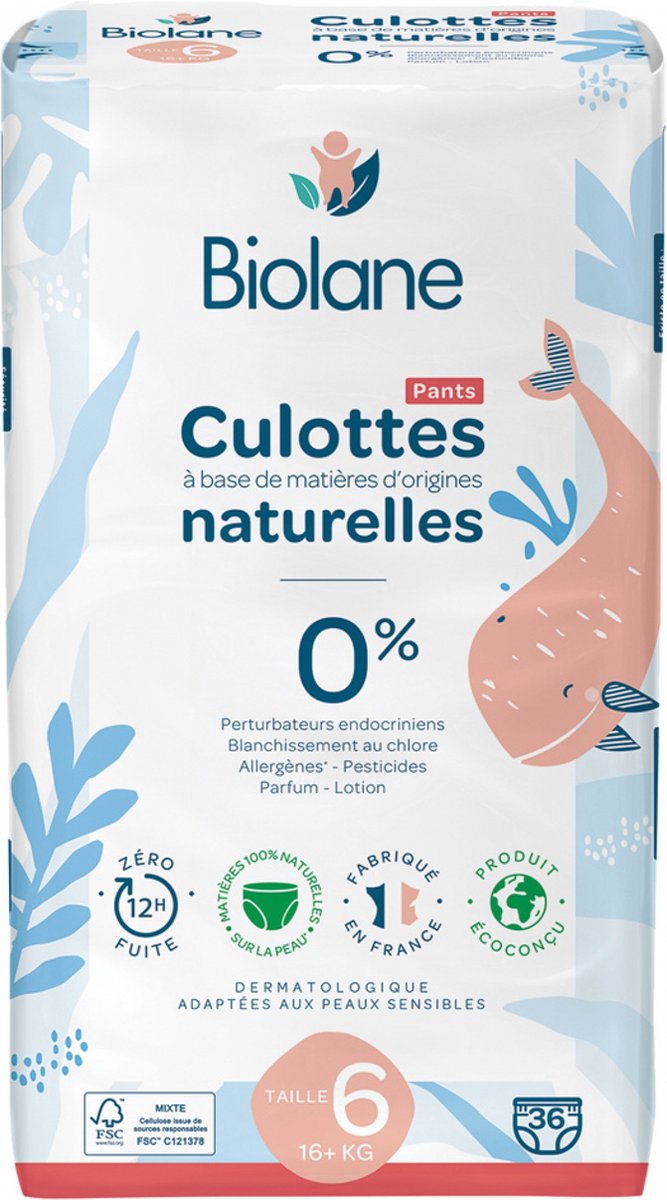 Goedkoopste Biolane Natural Slip 36 Slip Maat 6 ( 16 kg