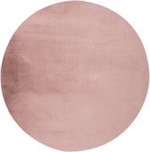 Lalee Paradise | Modern Vloerkleed Hoogpolig | Pastel Pink | Tapijt | Karpet | Nieuwe Collectie 2024 | Hoogwaardige Kwaliteit | 120x120 cm