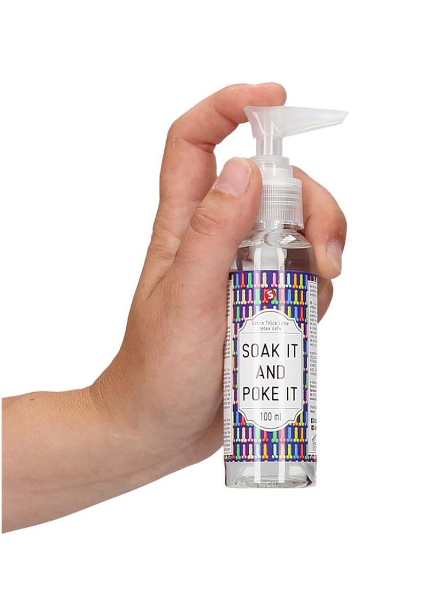 Goedkoopste Extra Dik Glijmiddel – Soak It And Poke It – 100 ml