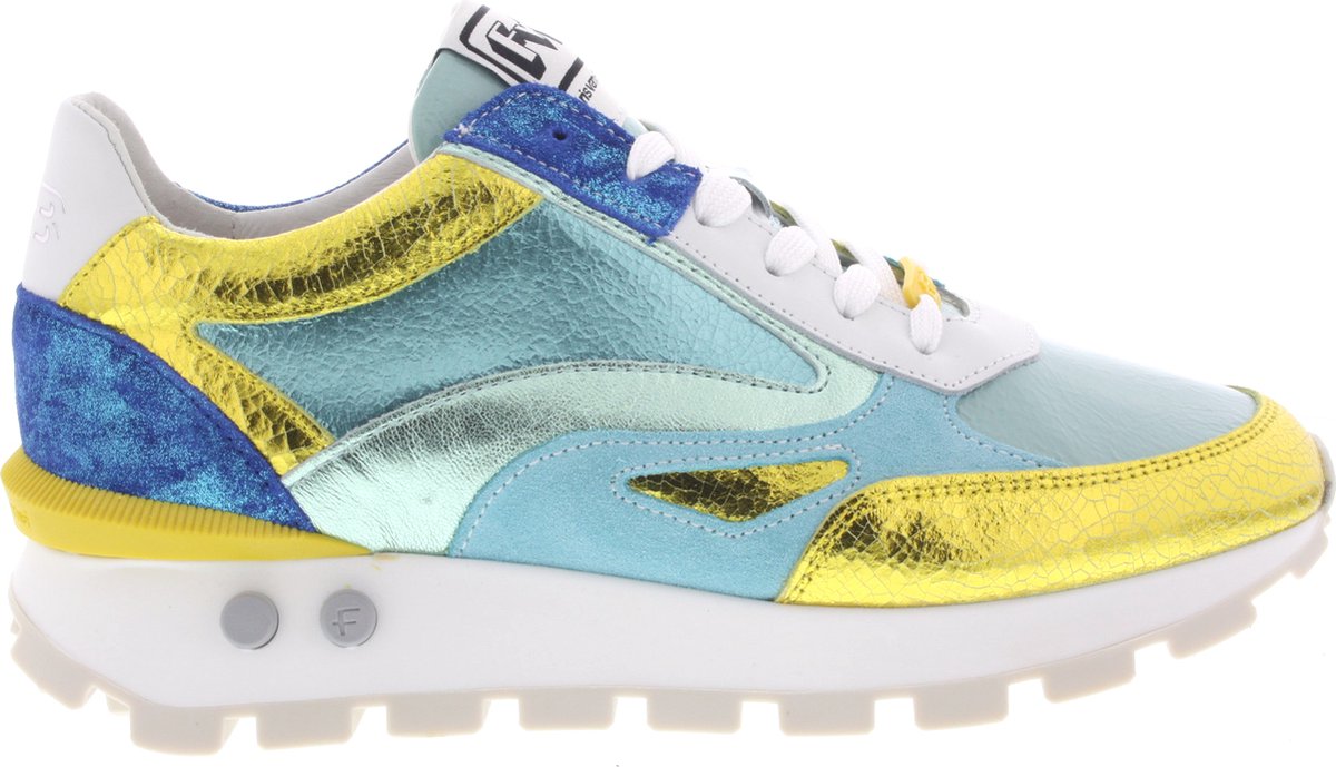 Dames Sneakers Floris Van Bommel Blokki 02.06 Yellow Geel Maat 38 bol