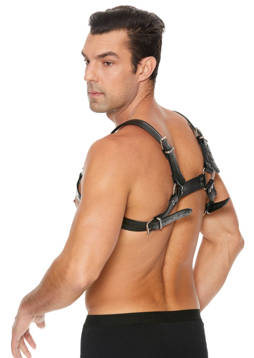 Goedkoopste Buckle Bulldog Harness - L/XL - Black