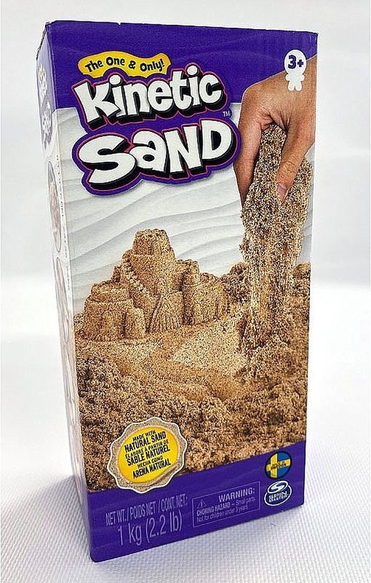 Kinetic Sand - Kneedbaar Speelzand - Bruin - 0,9 kg origineel Kinetic Sand - Sensorisch speelgoed