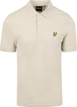 Lyle and Scott - Polo Uni Ecru - Coupe Regular - Polo Homme Taille S