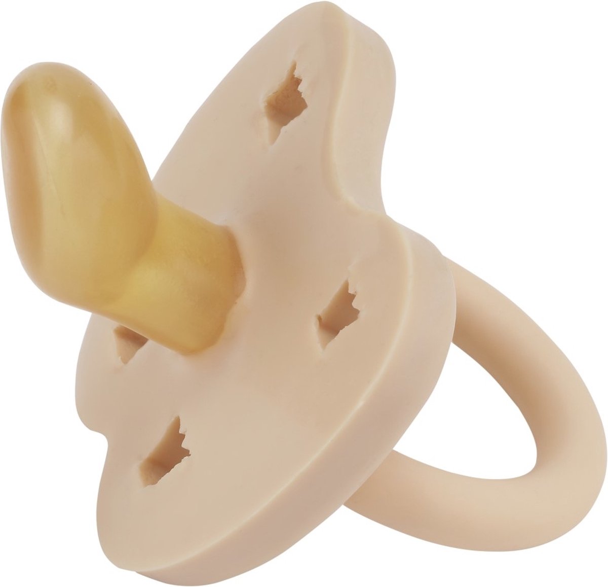 Goedkoopste HEVEA - Fopspeen - Orthondontisch - Sandy Nude - 3-36 mnd - 100 natuurrubber