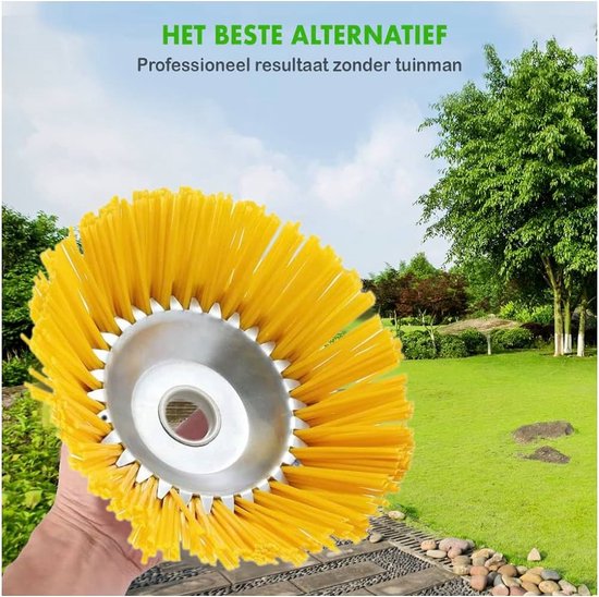 10 Onkruidborstels voor bosmaaier, kegel 170 mm asgat 25,4mm