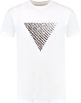 Purewhite - Heren Slim fit T-shirts Crewneck SS - Off White - Maat XS