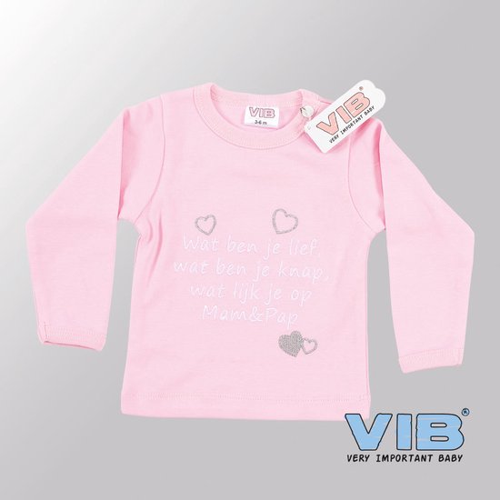 Chemise Vib rose tu es si douce 3-6 mois