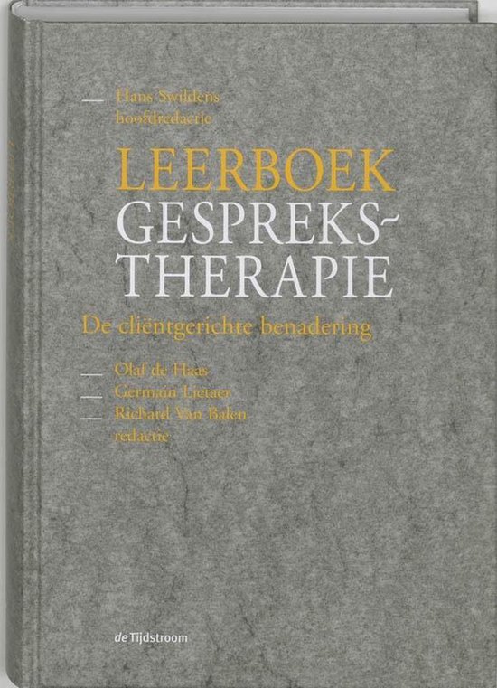 Leerboek gesprekstherapie - cover