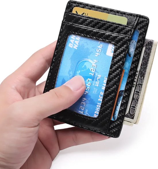 VULKIT Creditcardhouder voor heren, creditcardhouder, RFID-leer, pop-up- portemonnee met 3 kaartvakken voor kaarten en tickets, Étui Unique VULKIT Creditcardhouder voor heren, creditcardhouder, RFID-leer, pop-up- portemonnee met 3 kaartvakken voor kaarten en tickets, Étui Unique
