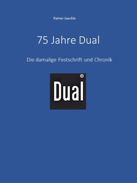 75 Jahre Dual - cover