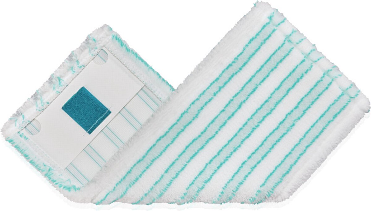 Leifheit Clean Twist M vloerwisser Ergo vervangingsdoek klittenband - Micro Duo – 33 cm