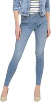 Only Jeans Onlpower Mid Push Up Sk Dnm Azg944 15228584 Special Bright Blue Demin Dames Maat - W28 X L30