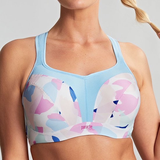 Panache - Wired Sports Bra - Abstract Pink - 80C