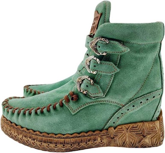 El Vaquero Joyce boots lichtgroen, 39 / 6