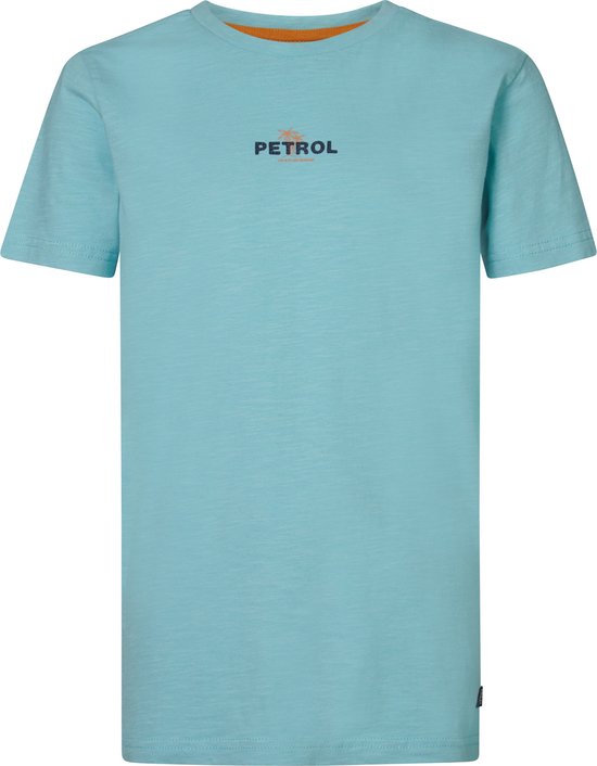 Petrol Industries - Jongens Backprint T-shirt Cascade - Blauw - Maat 140