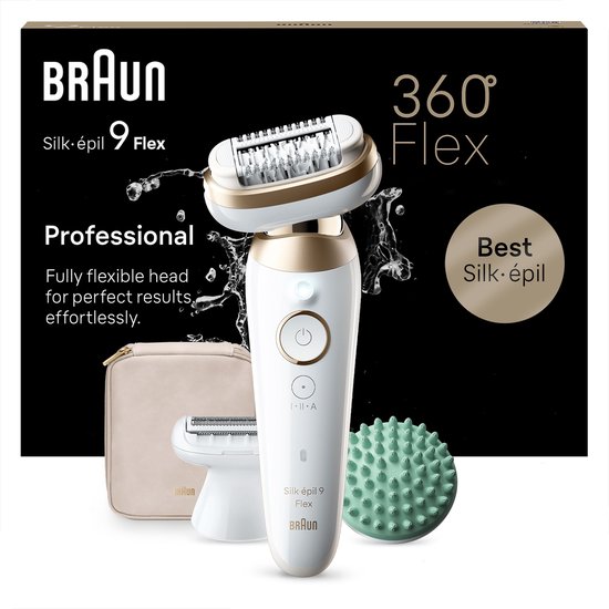 Foto: Braun silk pil 9 flex epilator voor eenvoudig ontharen 9 071 3d wit goud