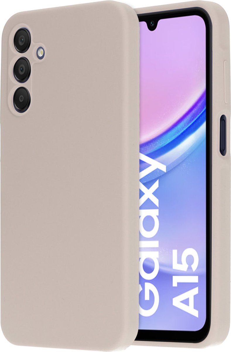 Mobiparts hoesje geschikt voor de Samsung Galaxy A15 - Siliconen - Roze
