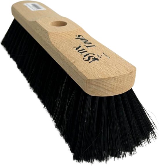Synx Tools Zachte bezem Paardenhaar 60cm met Steel 150 cm