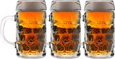 Oktoberfest - 3 glazen bierpullen 0,5 liter