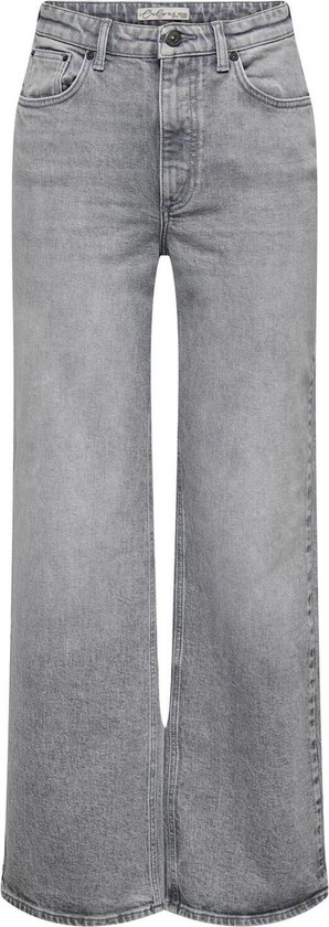 Only Jeans Onljuicy Hw Wide Leg Rea707 Dnm Noo 15334821 Medium Grey Denim Dames Maat - W26 X L30