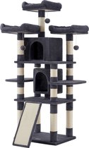 Bol.com ACAZA Krabpaal - Krabpaal voor grote Katten - Kattenboom - 172 cm Hoog - Donkergrijs aanbieding
