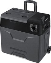 QProductz - Koelbox Elektrisch - Vriesbox met USB Aansluiting - Koelkast met App-bediening - Elektrische Koelbox - 50L - 230V - Op wielen