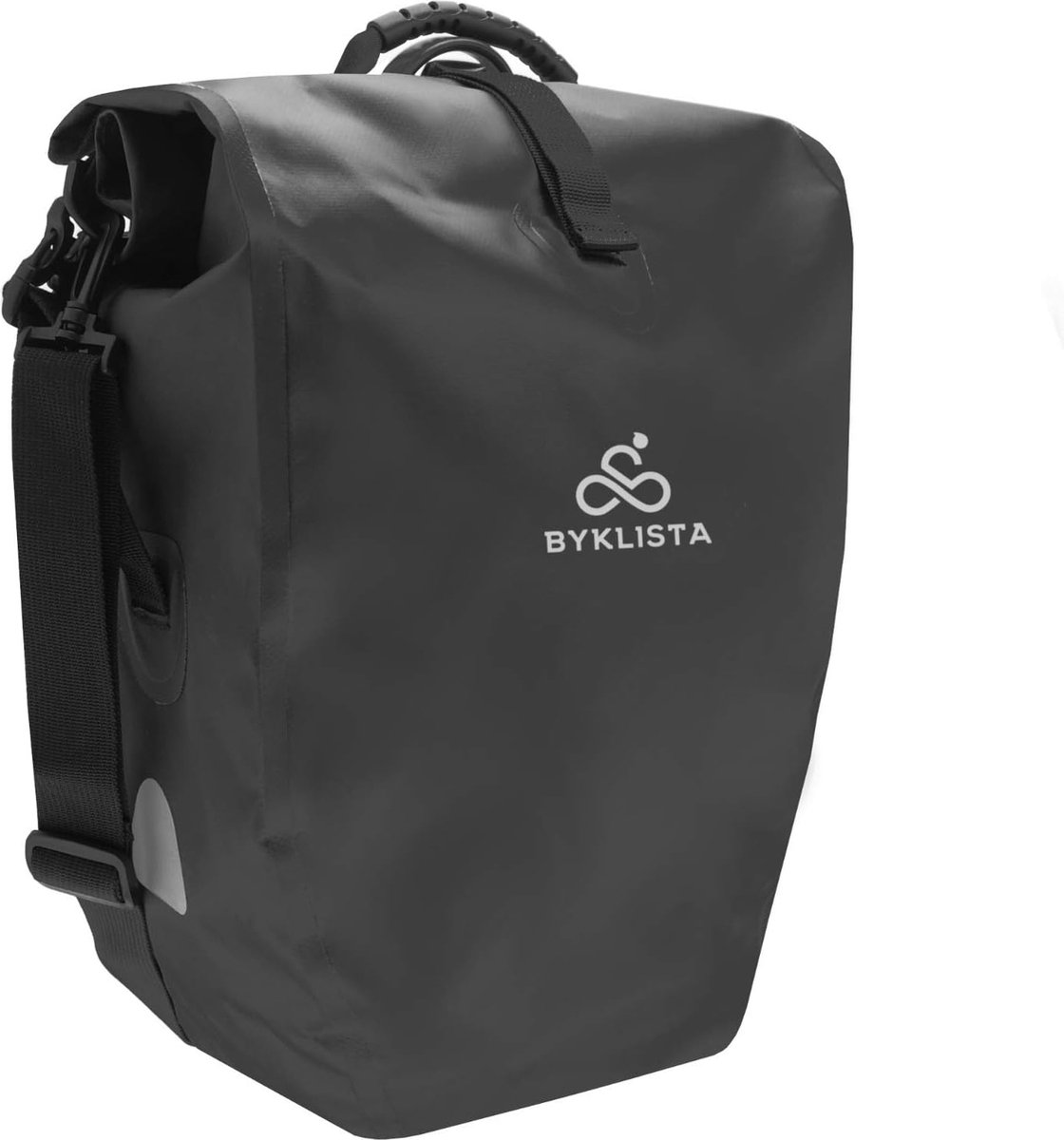 Sacoche Vélo Porte-Bagages NATRYFE 20L - 100% Étanche - Avec Réflecteurs Et Bandeoulière - Fixation Rapide