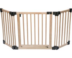 Safetots Houten Meer Panelen Veiligheidshek, Tot 176cm, Naturel Hout