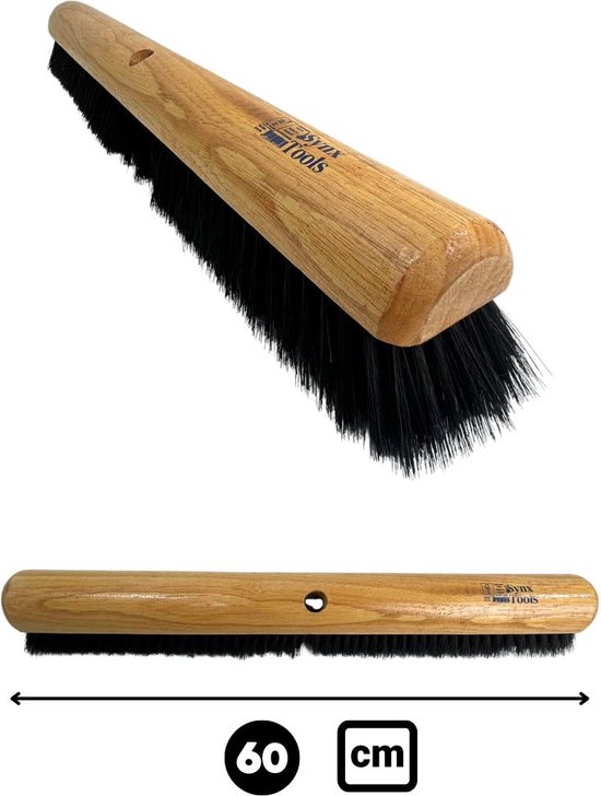 Synx Tools Bezem Los 60cm Zaalveger Paardenhaar - Paardenhaar/kamerveger - Zachte bezem - Zonder Steel van Synx Tools — afbeelding 2
