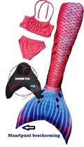 Zeemeermin staart los| Mermaid staart met bikiniset | Daydream | maat 120 | Zonder monovin geleverd| Nieuw model 2024!