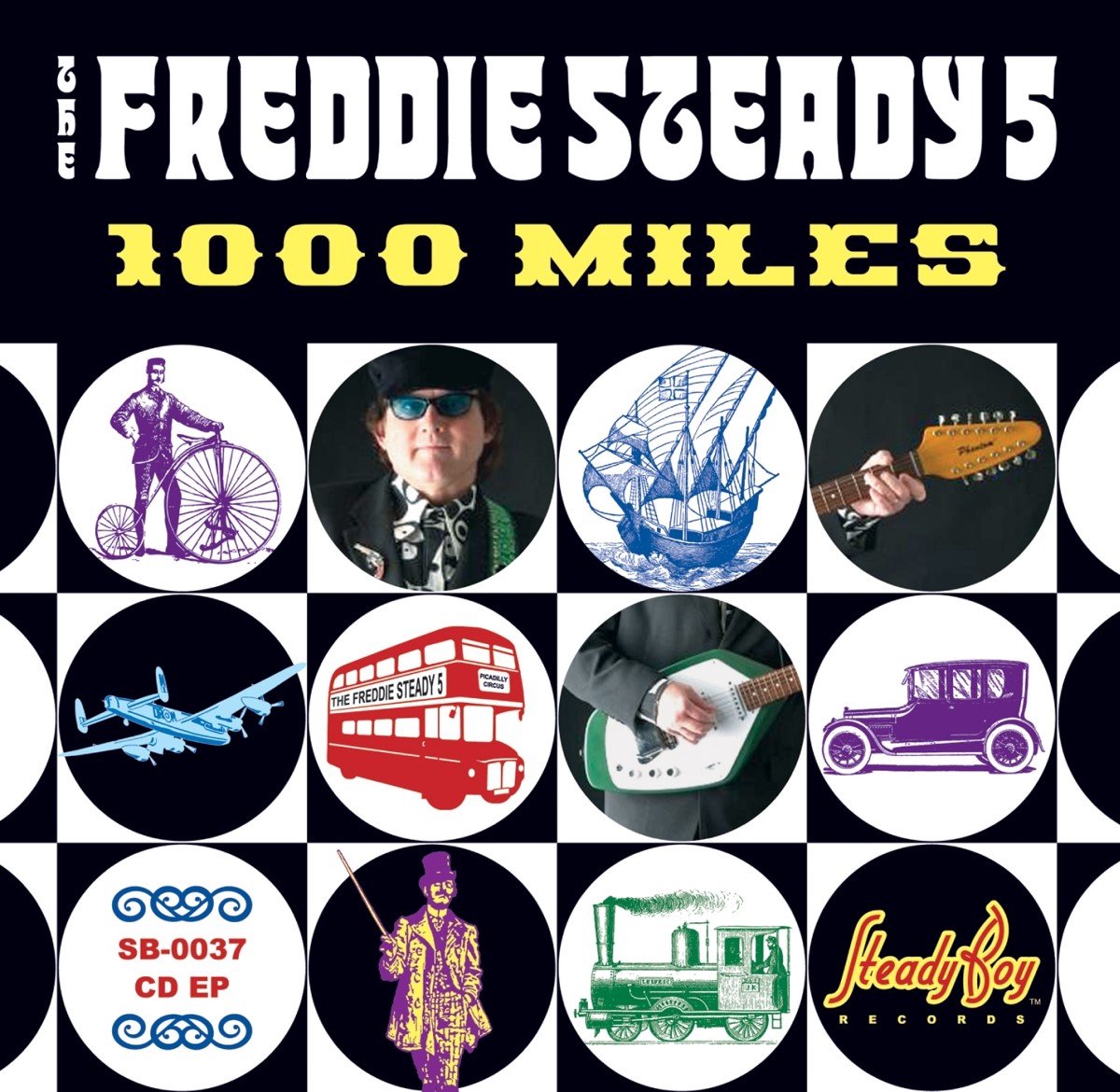 The Freddy Steady 5 - 1000 Miles (5" CD Single)