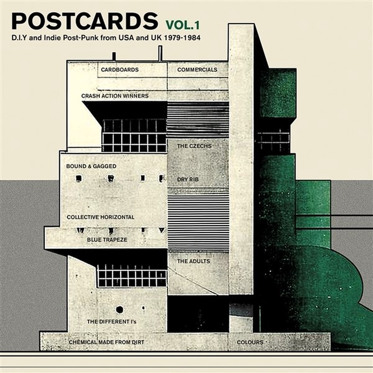 Various Artists - Postcards Vol.1 (D.I.Y. And Indie Post Punk From US And UK 1979-1984) (LP)