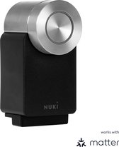Nuki Smartlock (4e generatie) Pro Elektrisch deurslot - Slim deurslot - Wifi-module - Matter - Toegang op afstand - Sleutelloze, Batterijvoeding - Zwart