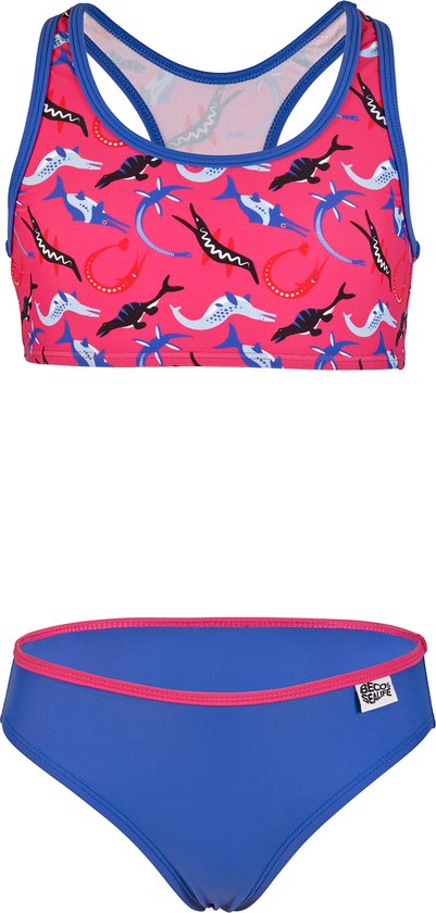 BECO ocean dinos - bikini voor kinderen - roze - maat 152