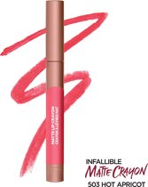 L'Oréal Matte Lip Crayon Lipstick - 503 Hot Apricot