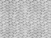 Vinyle de tapis | Chunky Merino gris | 170x170cm | Nos matériaux sont sans PVC et hygiéniques