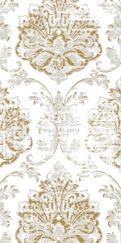 Coureur de cuisine | Beige baroque | 50x200 cm | Nos matériaux sont sans PVC et hygiéniques