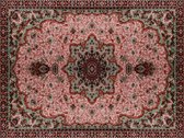 Vinyl | vinyl | vloerkleed | Persia Terra | 90x120 cm | Ontdek het Vloerkleed vinyl | Persia Terra: een stijlvolle mix van Perzische charme en modern gemak. Duurzaam, hygiënisch en PVC-vrij, perfect voor elke gezinsruimte!